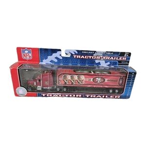 NFL San Francisco 49ers Tractor Trailer DieCast Collectible 06 1/80 Scale Fandom